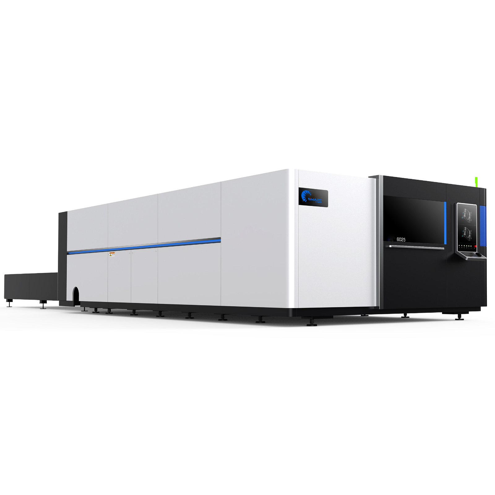 Полностью защищенная станок для лазерной резки с обменной таблицей